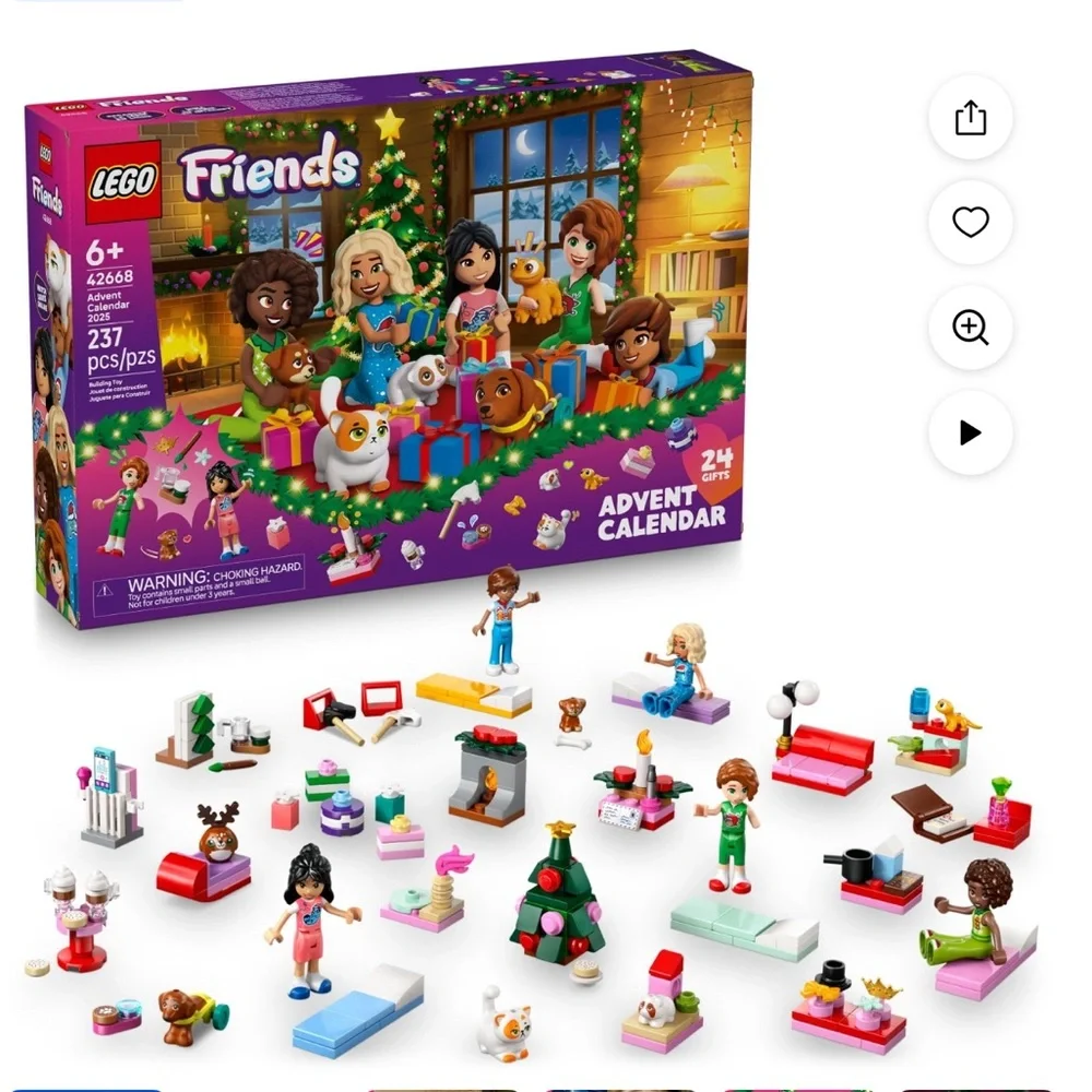 LEGO Friends Advent Calendar - Festive Multicolor Set